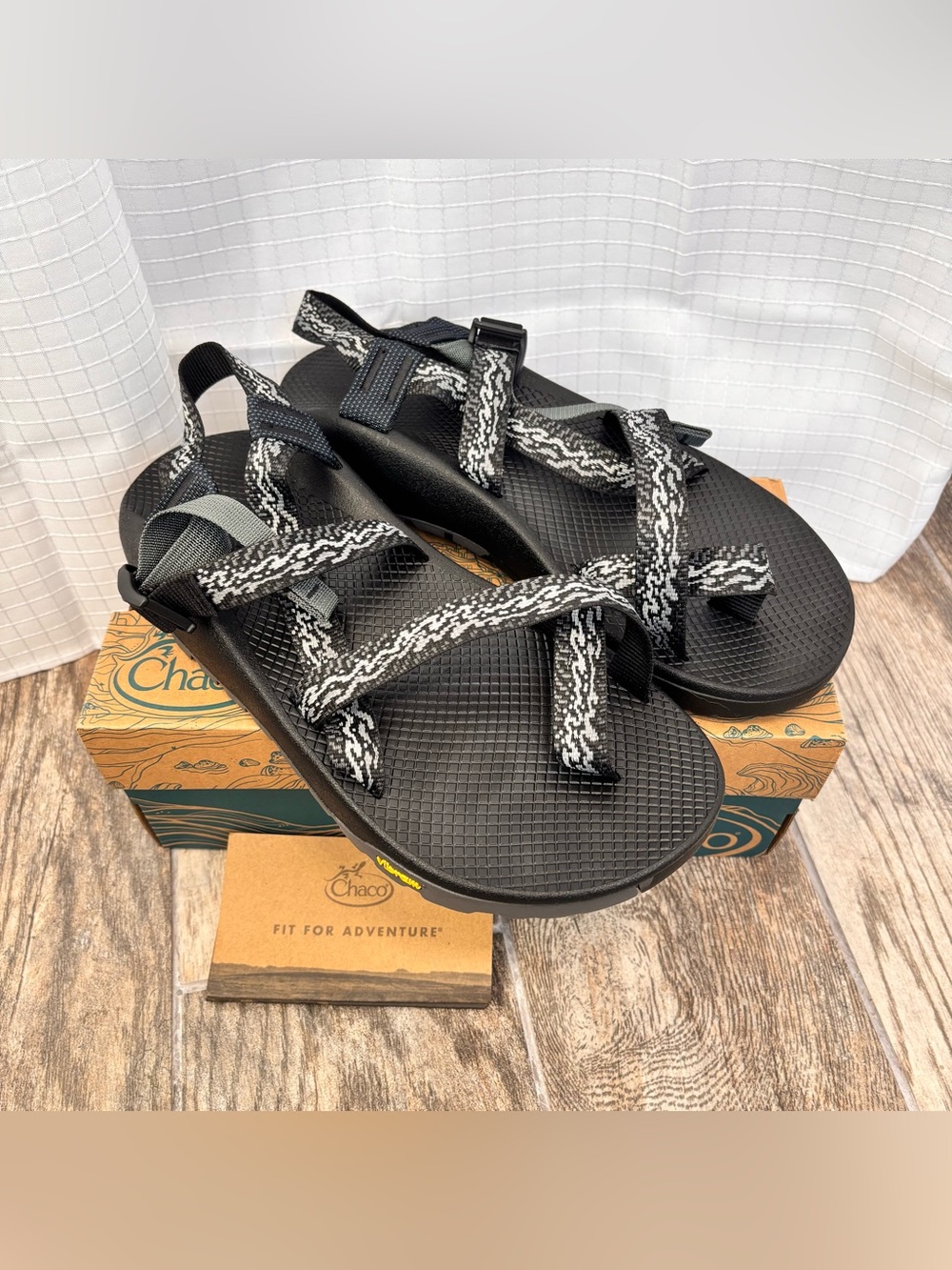 Chaco Z/2 Rapid Pro Adjustable Strap Classic Sandal Eddy Black Graphite Vibram M